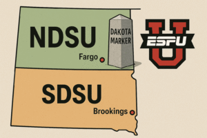 ESPN GameDay Drops The Ball Ahead of Dakota Marker Game ESPN GameDay Drops The Ball Ahead of Dakota Marker Game